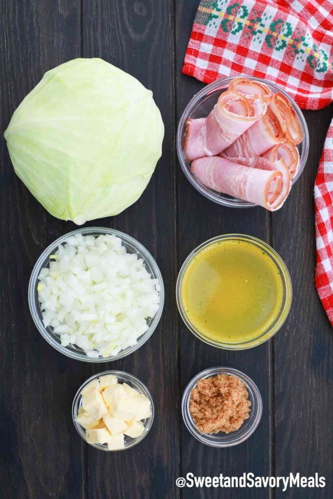 cabbage with bacon and onions ingredients