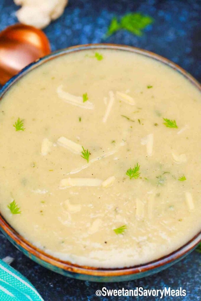 creamy cauliflower soup