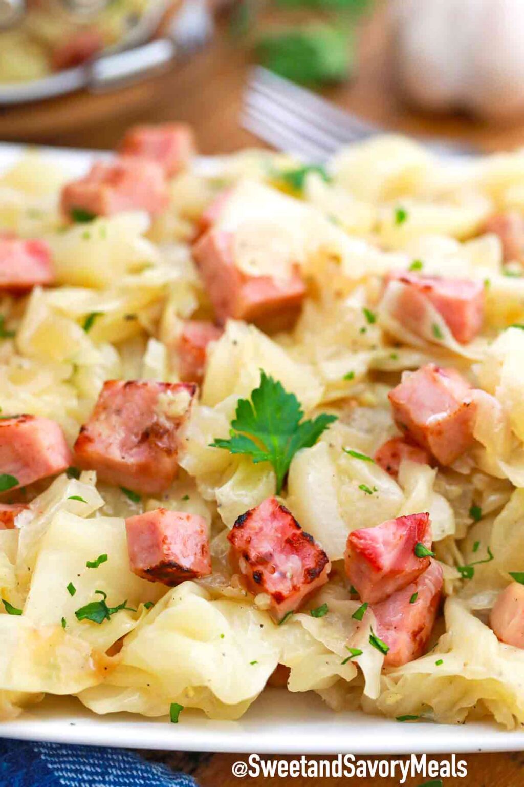 Slow Cooker Cabbage and Ham [Video] Sweet and Savory Meals