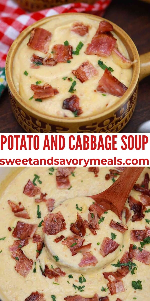 easy potato and cabbage soup pin