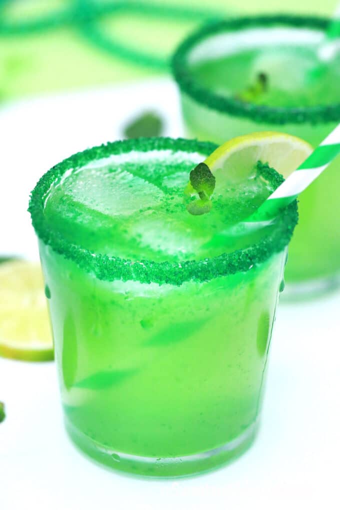 shamrock sour cocktail