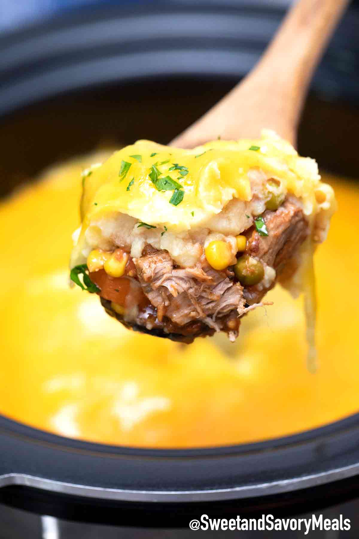 shepherds pie in the slow cooker