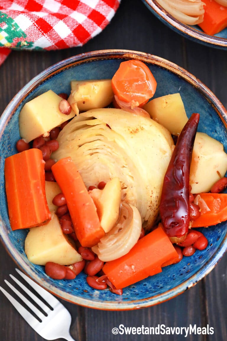 Vegetarian Cabbage Pot Roast Sweet and Savory Meals