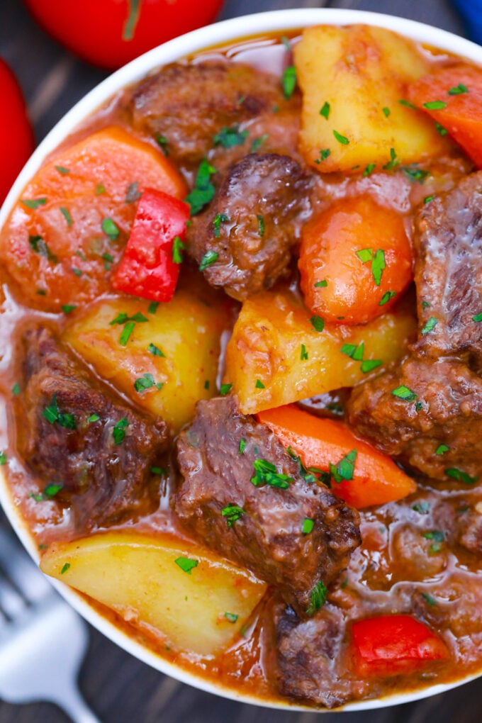 Hearty and satisfying Mexican beef stew.