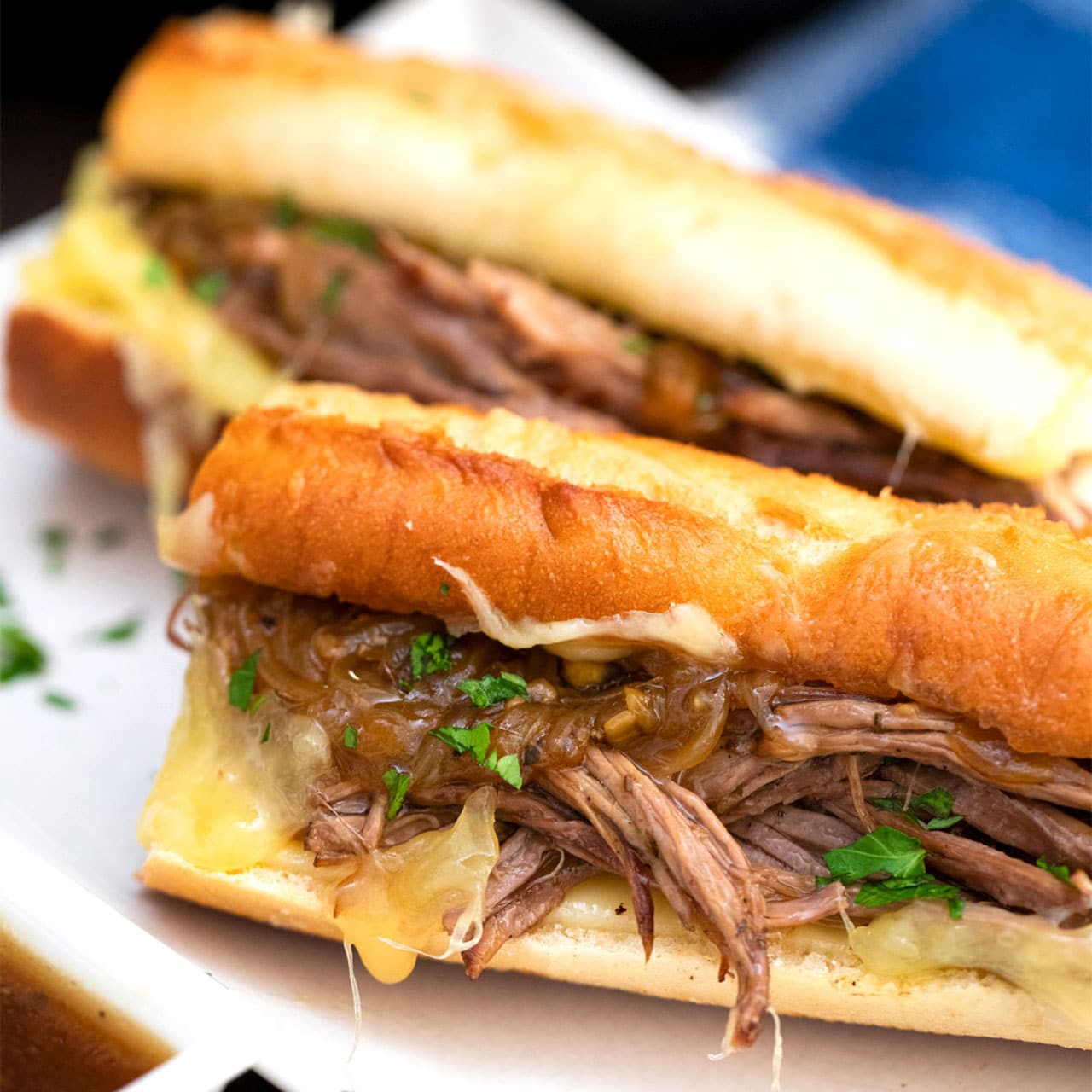 Instant Pot French Dip Sandwiches [Video] - Sweet and Savory Meals