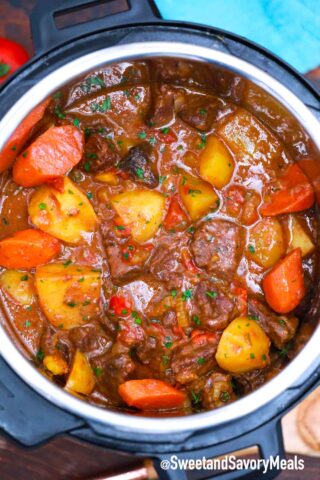 instant pot Mexican beef stew