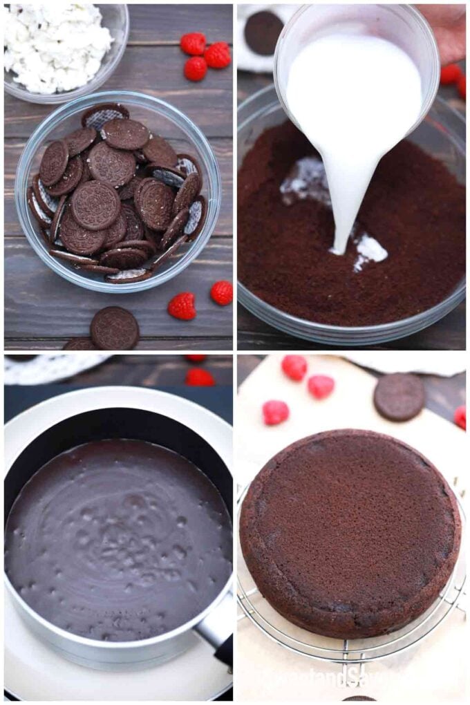 steps how to make no oven chocolate cake