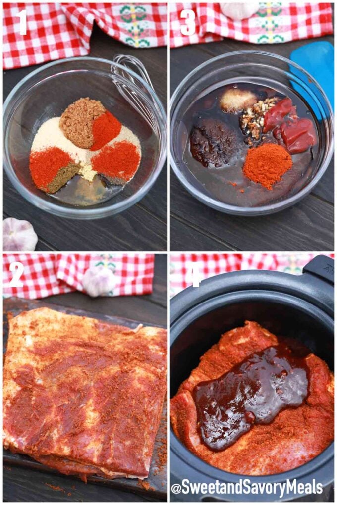 steps how to make slow cooker beef brisket