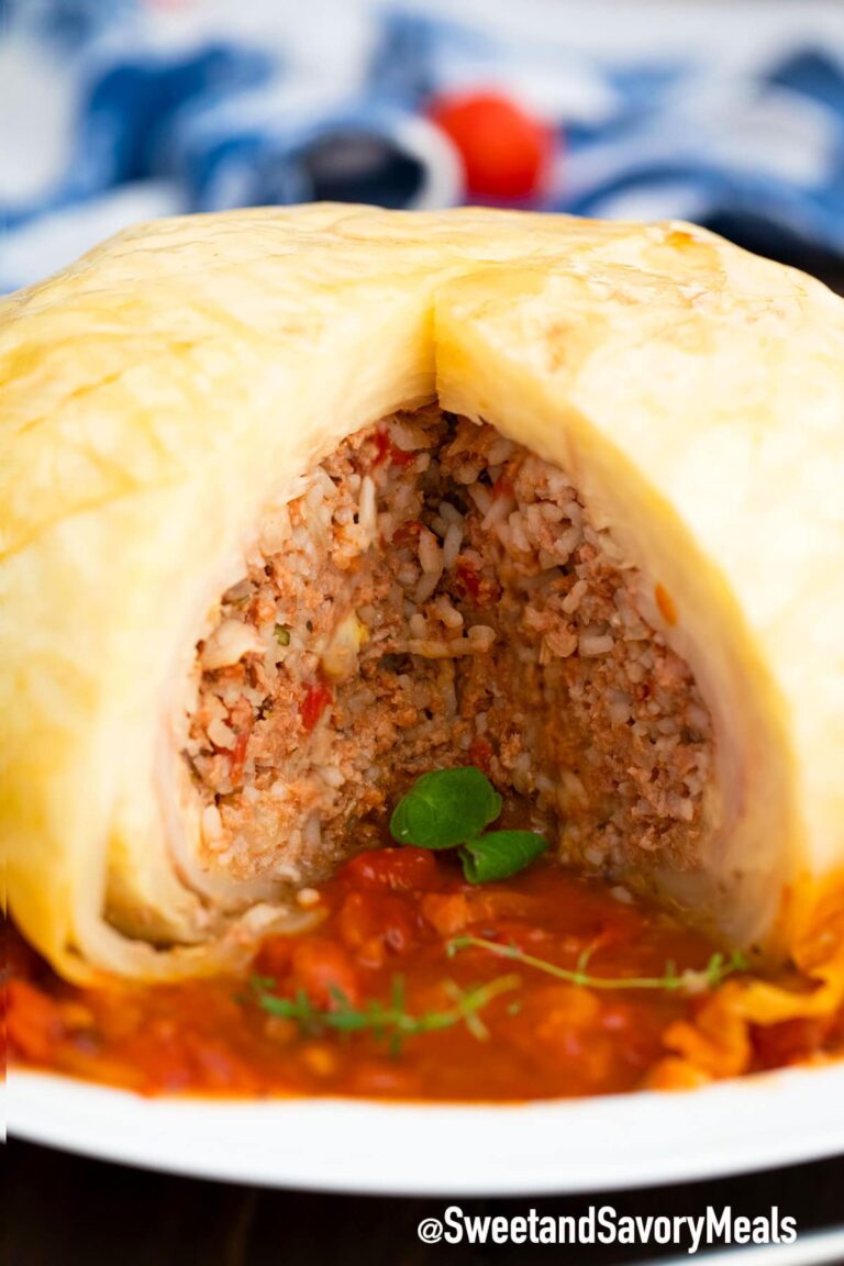 stuffed whole cabbage