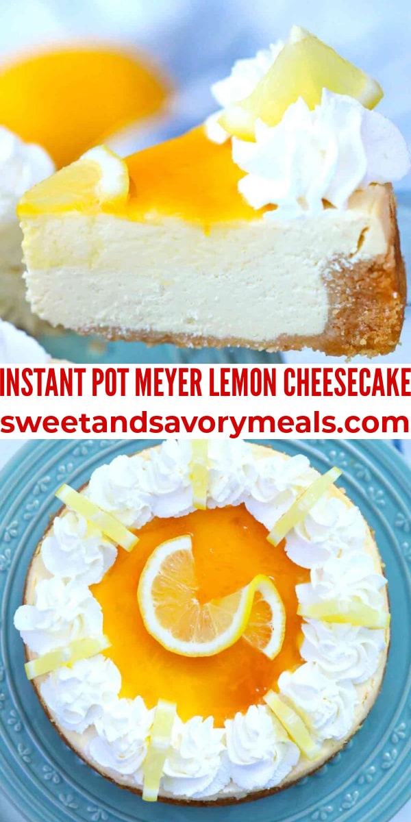 Lemon instant pot cheesecake hot sale