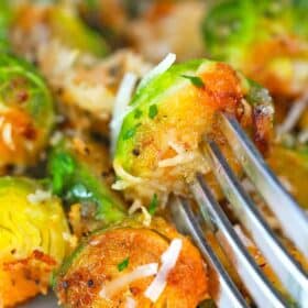 crispy air fryer brussel sprouts