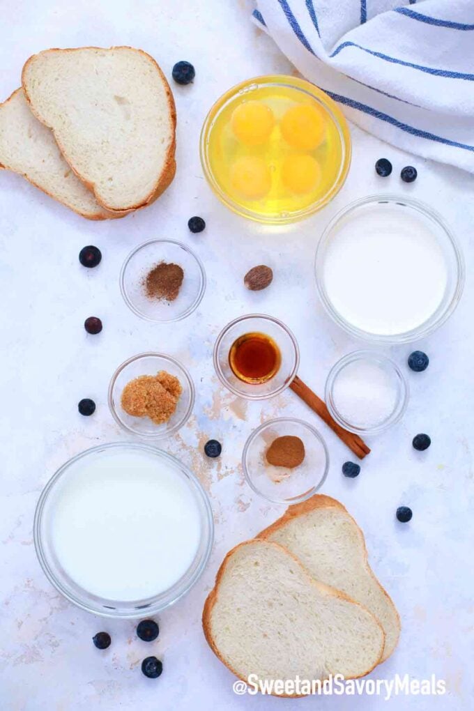 air fryer French toast ingredients