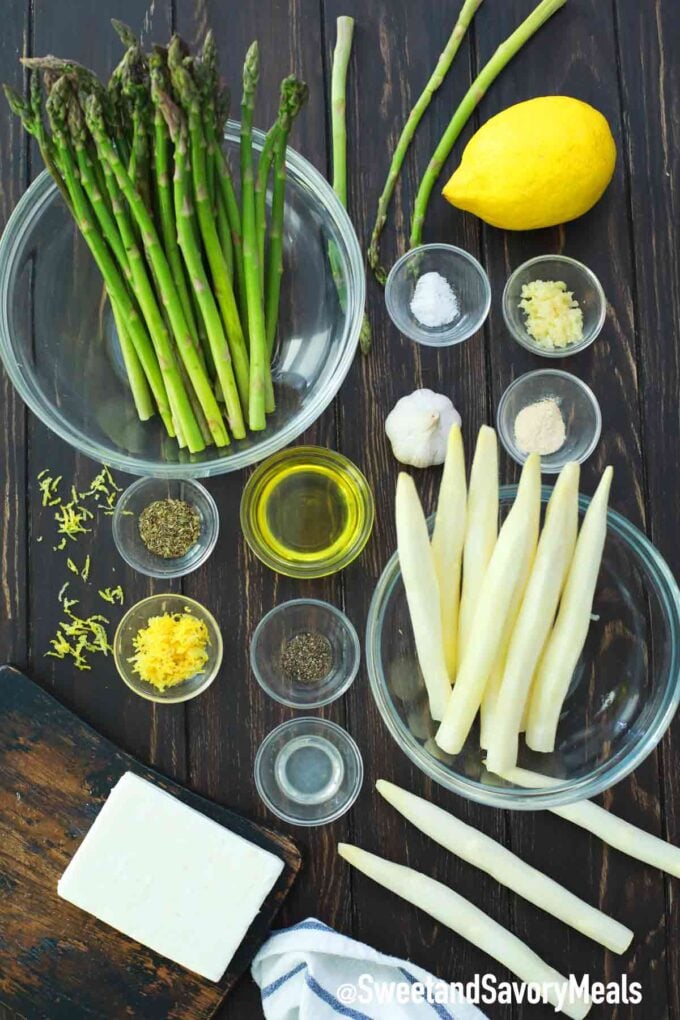 grilled asparagus salad ingredients