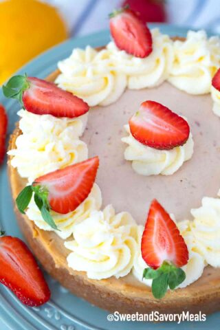 instant pot strawberry cheesecake