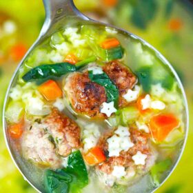 slow cooker Italian wedding soup