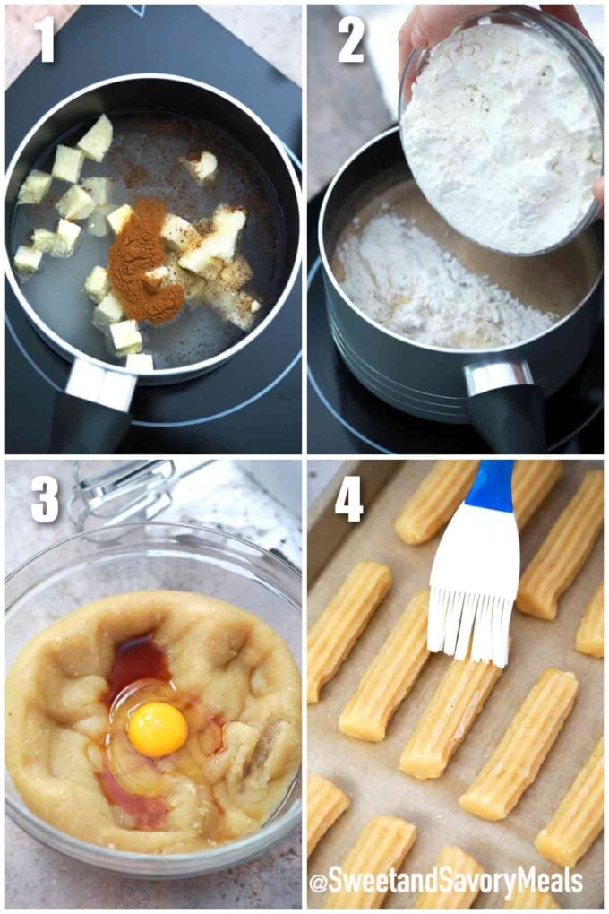 steps how to make air fryer churros