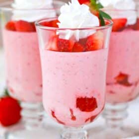 strawberry mousse