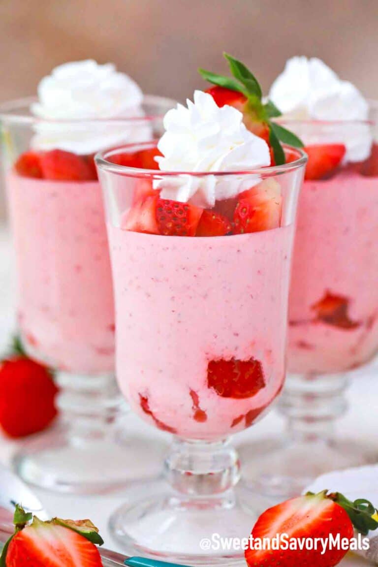 strawberry mousse