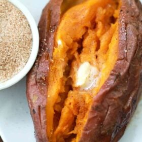air fryer sweet potatoes with butter