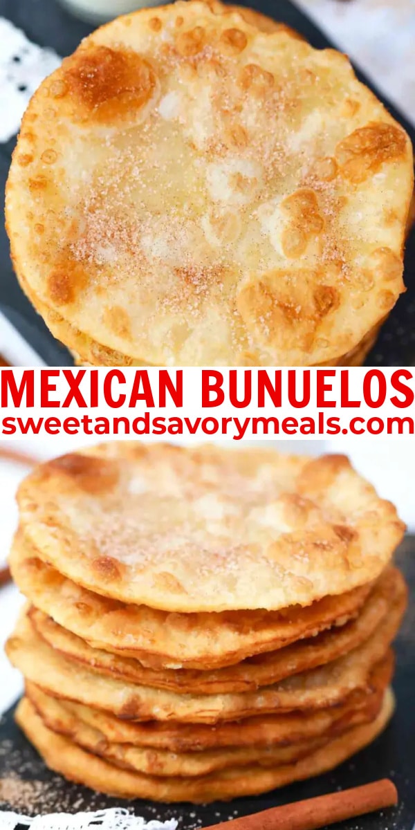 easy Mexican bunuelos pin