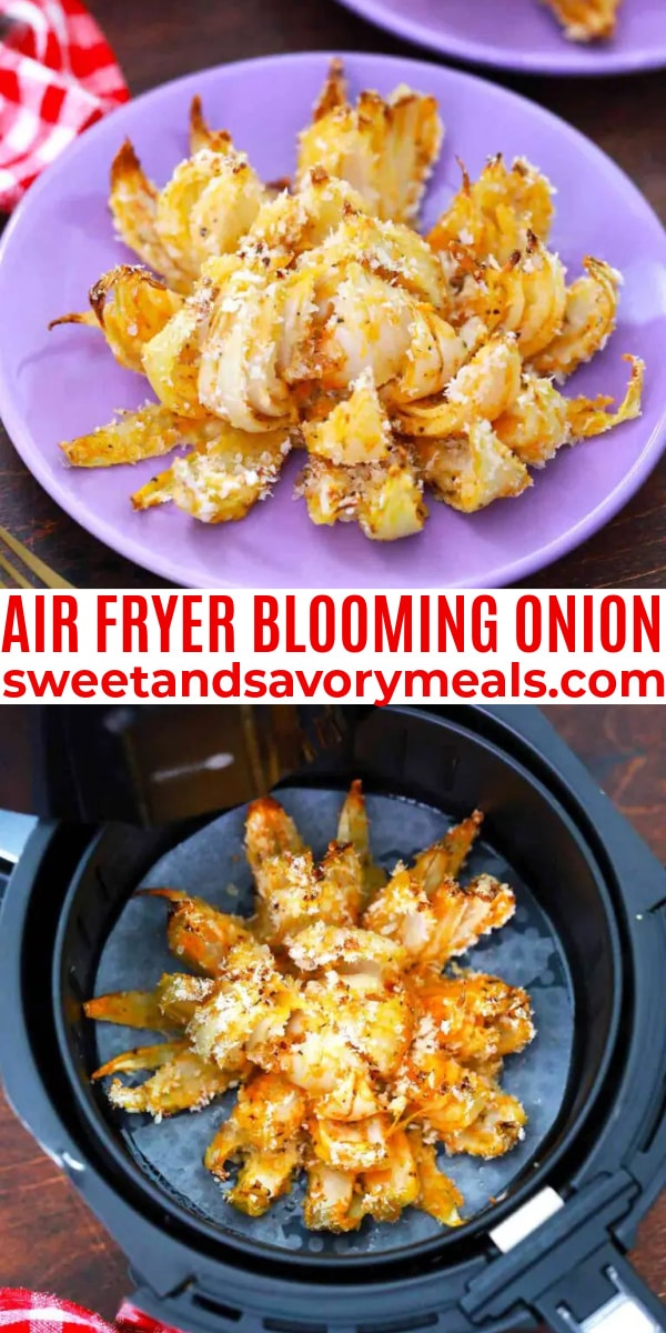 Crispy Air Fryer Blooming Onion ⋆ Real Housemoms