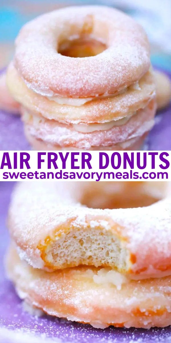 easy air fryer donuts pin