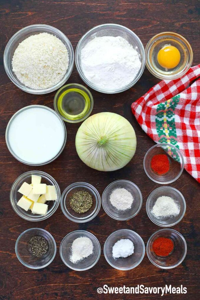 air fryer blooming onion ingredients