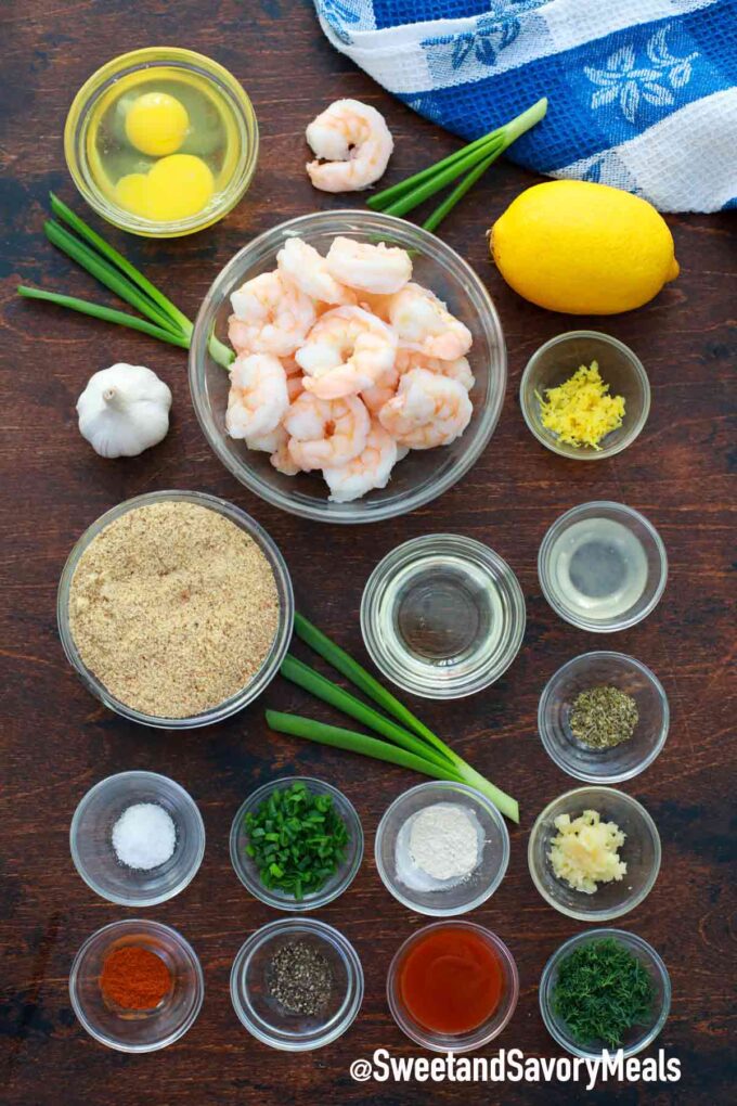 air fryer shrimp cakes ingredients