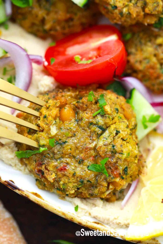 crispy air fryer falafel