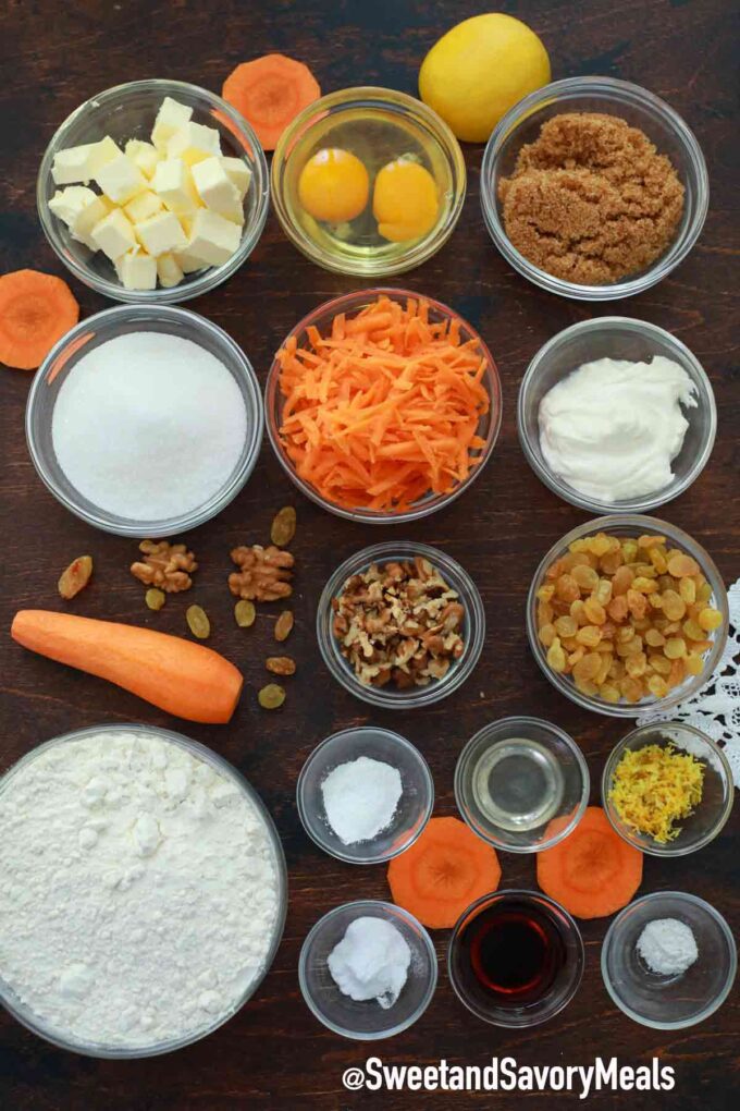 instant pot carrot bread ingredients