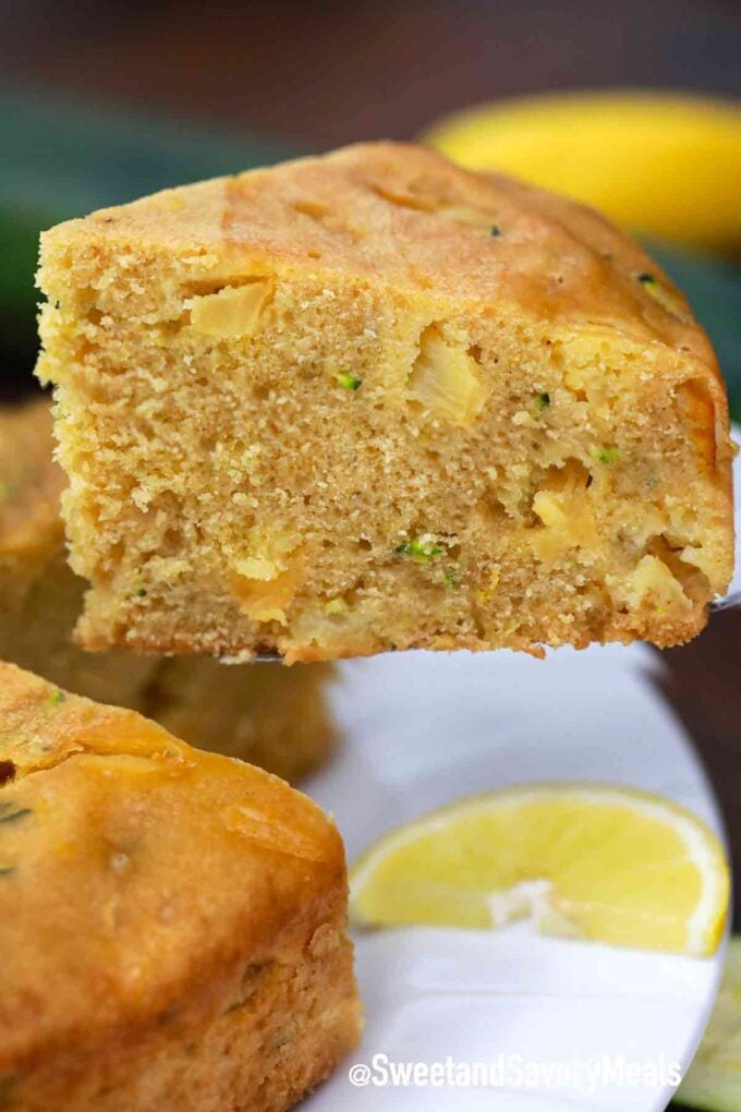 instant pot zucchini bread with pineapple chunks