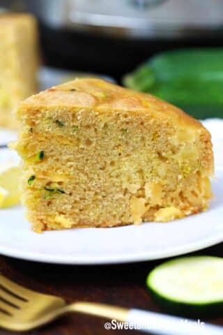 instant pot zucchini bread slice