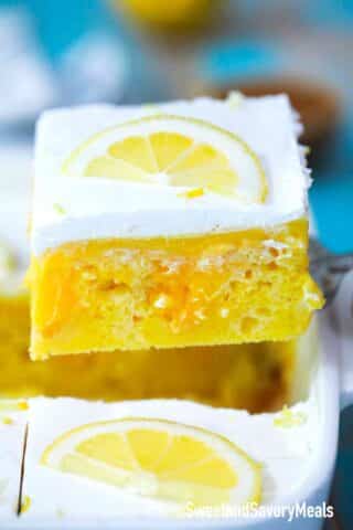 lemon poke cake