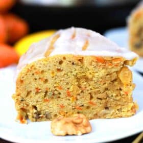 instant pot carrot bread slice