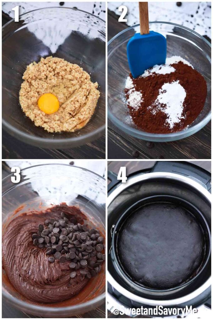 steps how to make instant pot chocolate cake