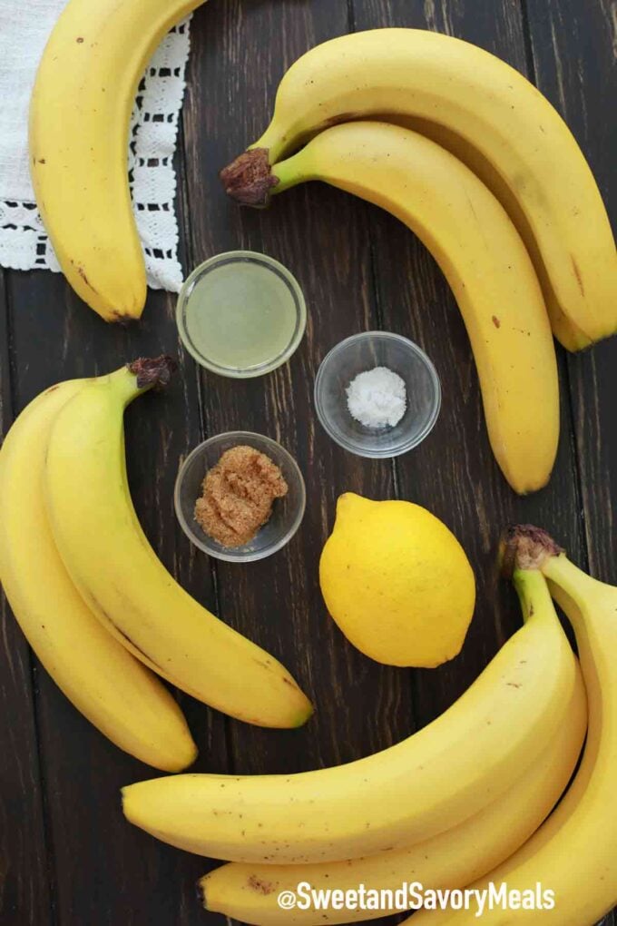 banana chips ingredients