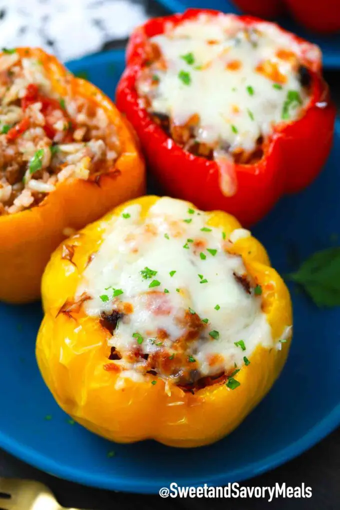 cheesy stuffed bell peppers