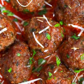 air fryer meatballs in marinara sauce