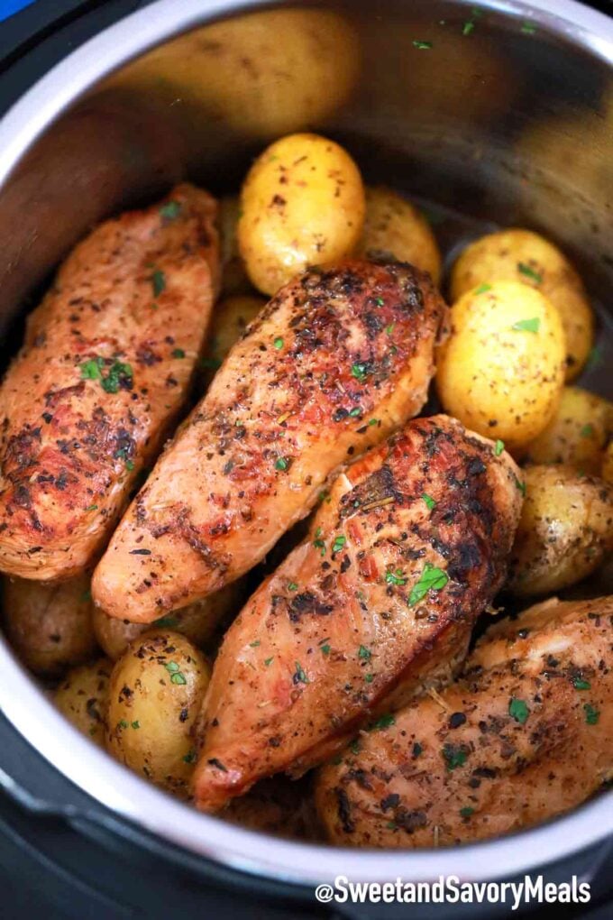 Instant Pot Chicken & Potatoes - always use butter