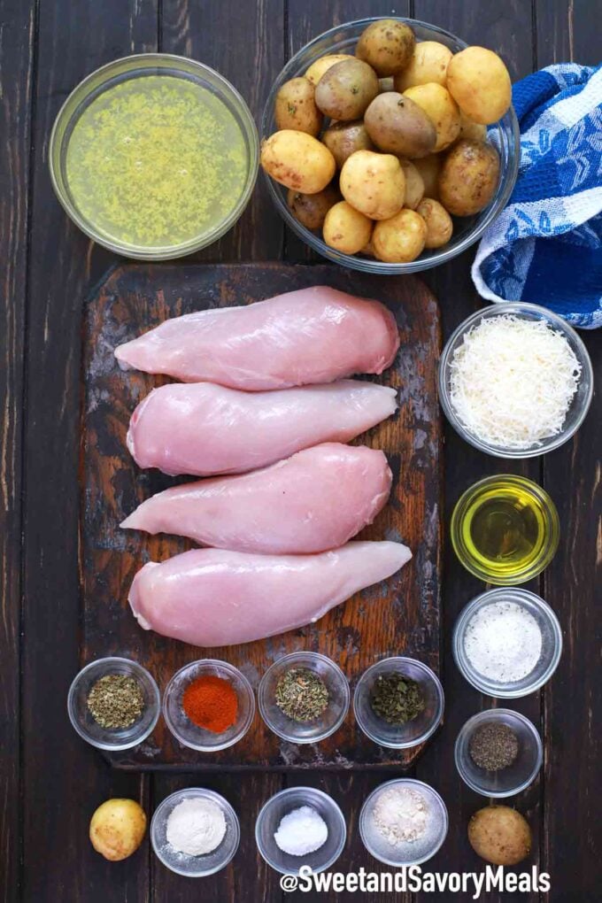 instant pot chicken and potatoes ingredients