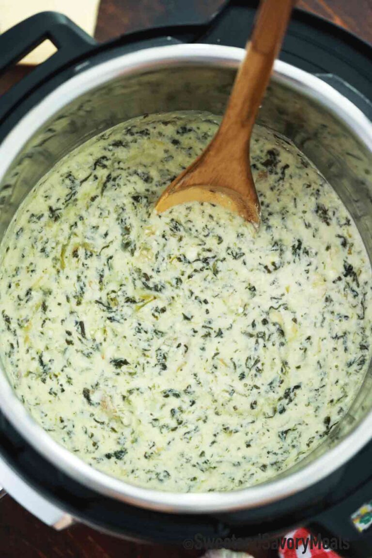 instant pot spinach artichoke dip