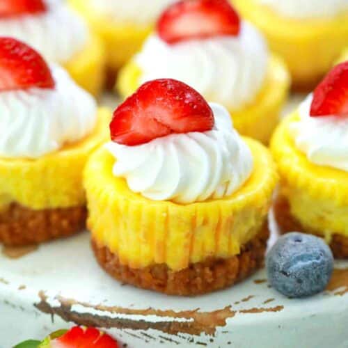 Mini Cheesecakes (Instant Pot) - Spice Cravings