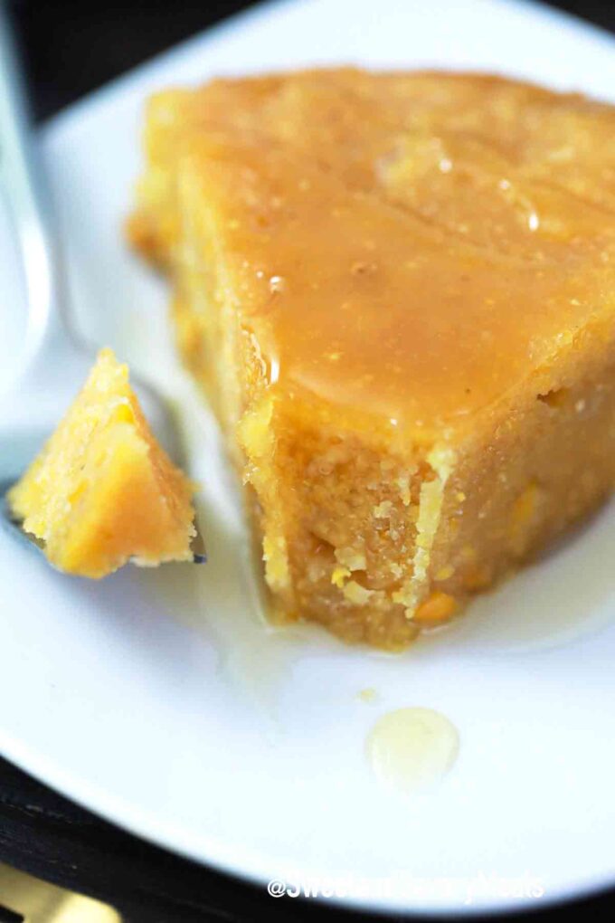 cornbread with honey