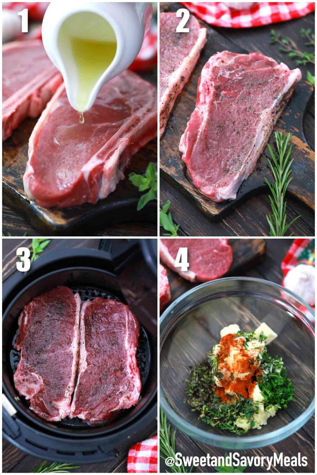 Air Fryer Ribeye Steak Video Sweet And Savory Meals 