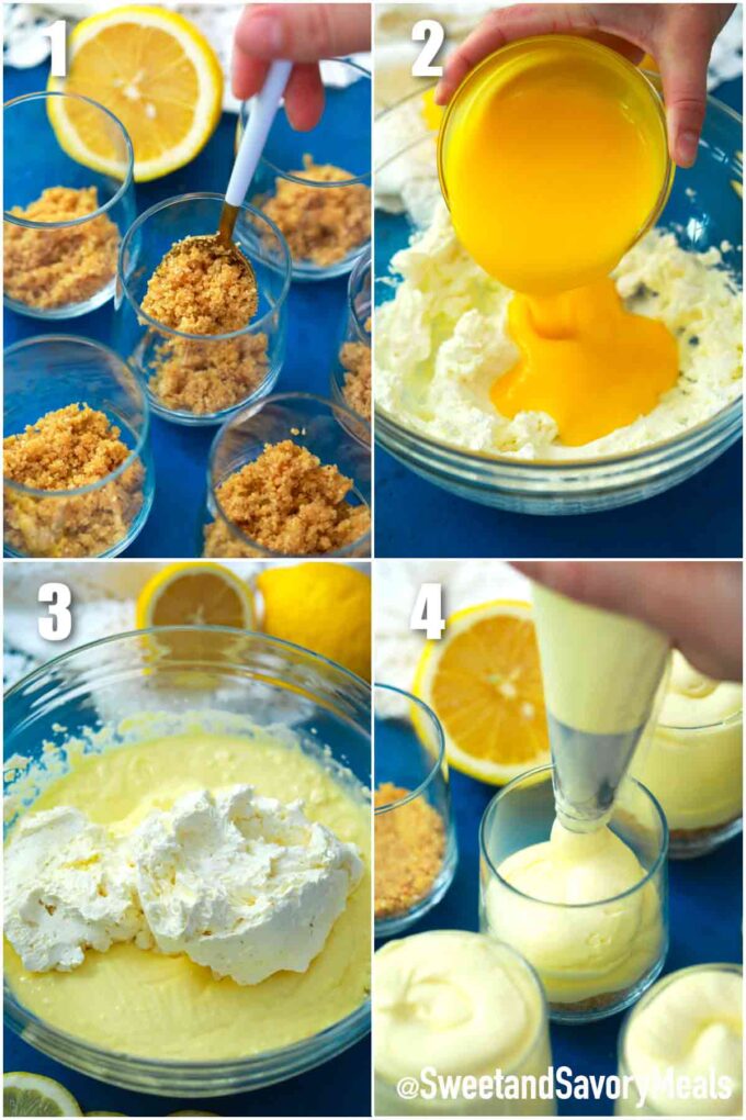steps how to make lemon mousse