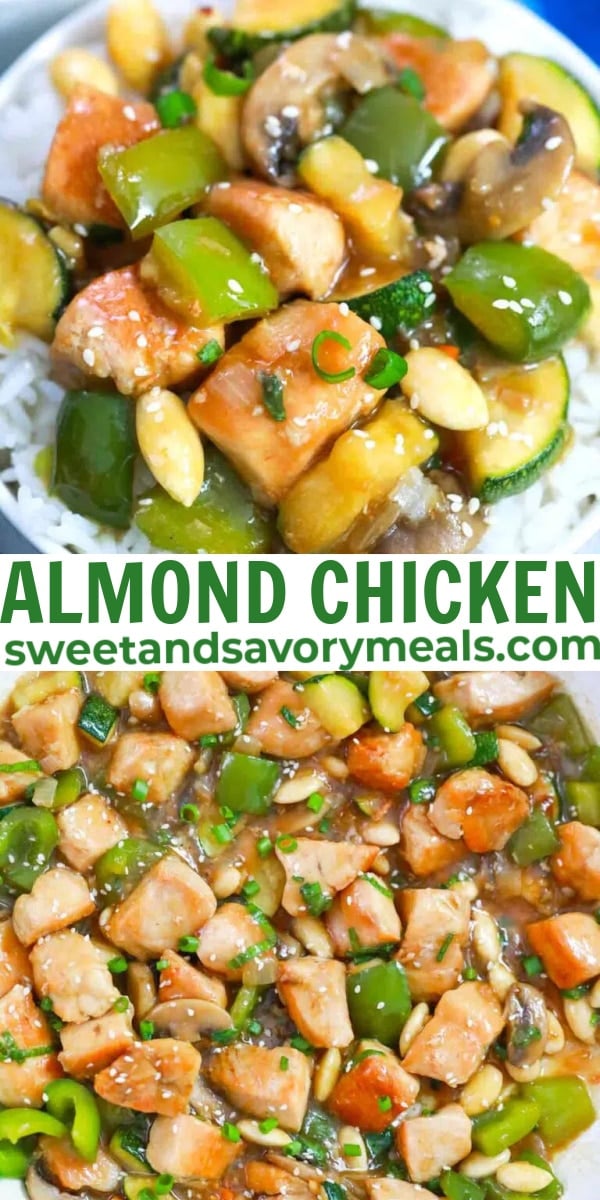 easy almond chicken pin