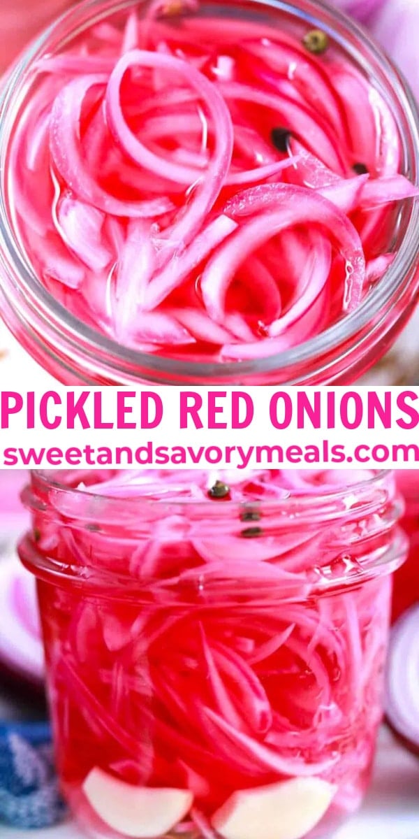 easy pickled red onions pin