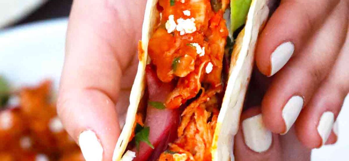 Chicken Tinga taco