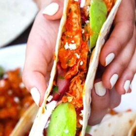 Chicken Tinga taco