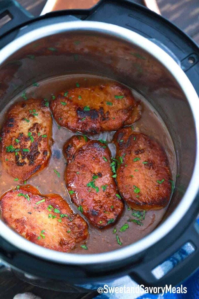 honey garlic pork chops